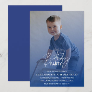 Invitation d'anniversaire 5 ans Fête d'anniversair