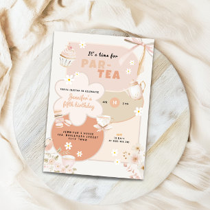 Invitation d'anniversaire 5 ans pour filles sur le