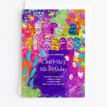 Invitation d'anniversaire 5 ans Royal Fiveness