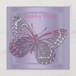 INVITATION D'ANNIVERSAIRE À BUTTERFLY 2