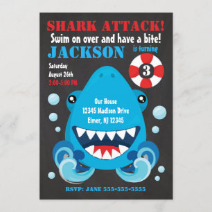 Invitation d'anniversaire à la fête de la piscine 