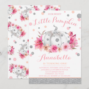 Invitation d'anniversaire Citrouille Citrouille d'