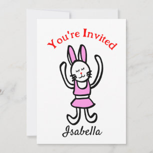 Invitation d'anniversaire /Dance Performance Invit