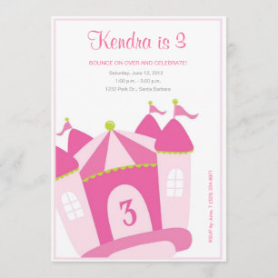 Invitation d'anniversaire de Bounce House