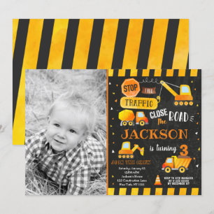Invitation d'anniversaire de chantier