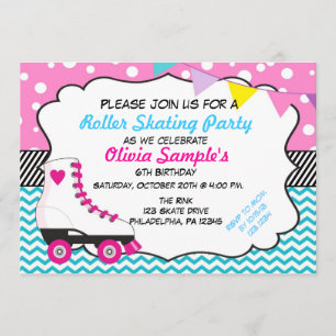 Invitation d'anniversaire de Chevron de partie de