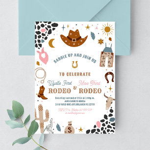 Invitation d'anniversaire de cow-boy pour mon prem