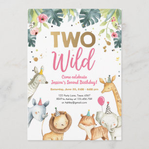 Invitation d'anniversaire de deux animatrices de S