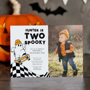 Invitation d'anniversaire de deux mecs Éffrayants