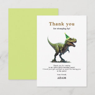 Invitation d'anniversaire de dinosaure, Anniversai