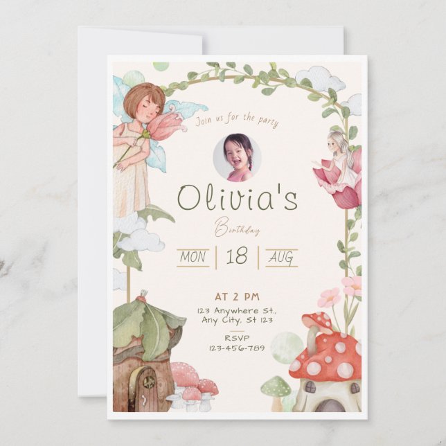 Invitation d'anniversaire de famille (Devant)