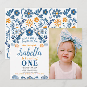 Invitation d'anniversaire de fiesta avec votre