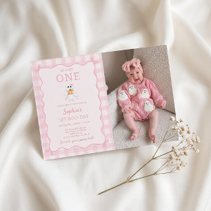 Invitation d'anniversaire de fille pour son 1er jo