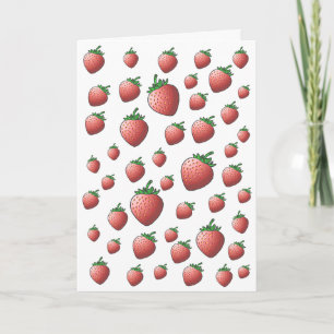 Invitation d'anniversaire de fraises