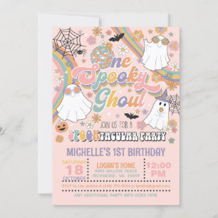 Invitation d'anniversaire de Ghoul Éffrayante - Fi