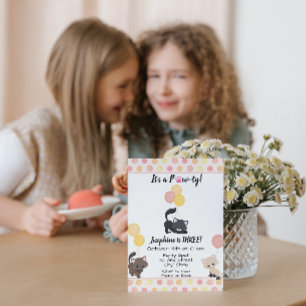 Invitation d'anniversaire de Kitten