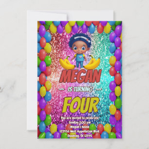 Invitation d'anniversaire de la bande dessinée Ban