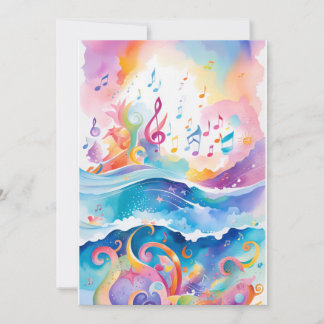 Invitation d'anniversaire de la mer