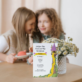 Invitation d'anniversaire de la princesse
