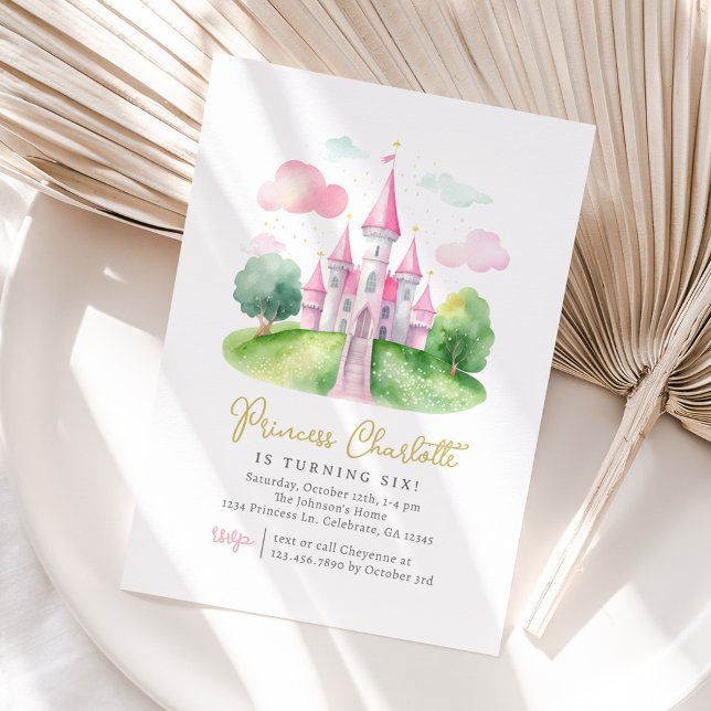 Invitation d'anniversaire de la princesse (Créateur téléchargé)