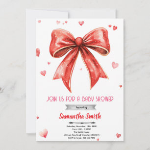 Invitation d'anniversaire de la Saint-Valentin ché