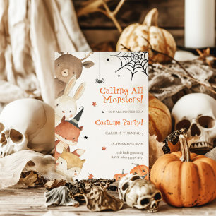 Invitation d'anniversaire de l'Halloween tactile