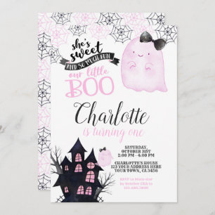Invitation d'anniversaire de Little BOO