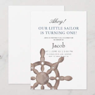 Invitation d'anniversaire de Little Sailor
