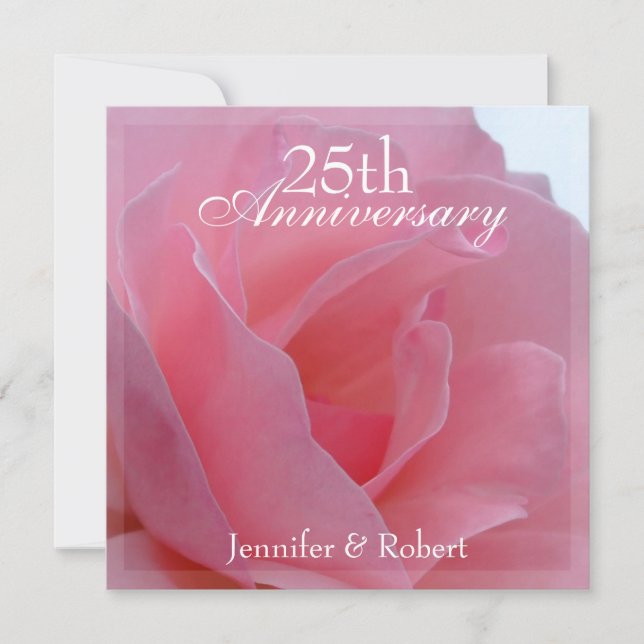 Invitation d'anniversaire de mariage (Devant)