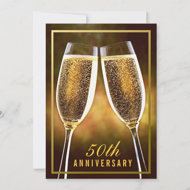 Invitation d'anniversaire de mariage de diamant (Devant)