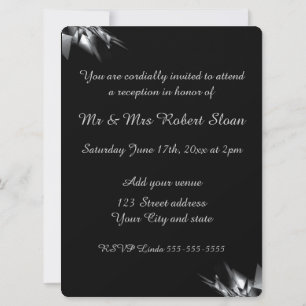 Invitation d'anniversaire de mariage élégante pour