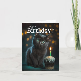 Invitation d'anniversaire de Meowday, personnalisa