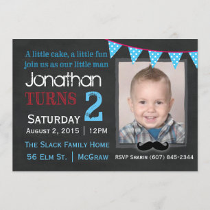 Invitation d'anniversaire de mon petit homme
