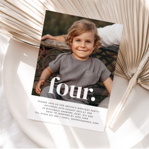 Invitation d'anniversaire de premier anniversaire