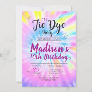 Invitation d'anniversaire de roller en néon