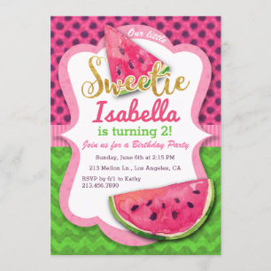 Invitation d'anniversaire de rose d'aquarelle de