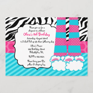 Invitation d'anniversaire de Sleepover