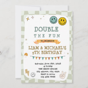 Invitation d'anniversaire de Smile