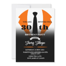 Invitation d'anniversaire de Tuxedo