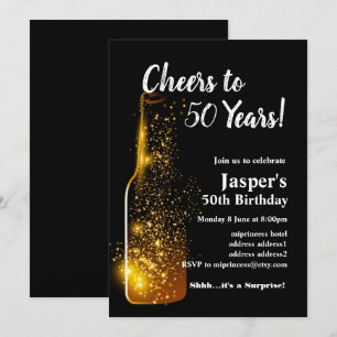 Invitation d'anniversaire de vin, Bravo !