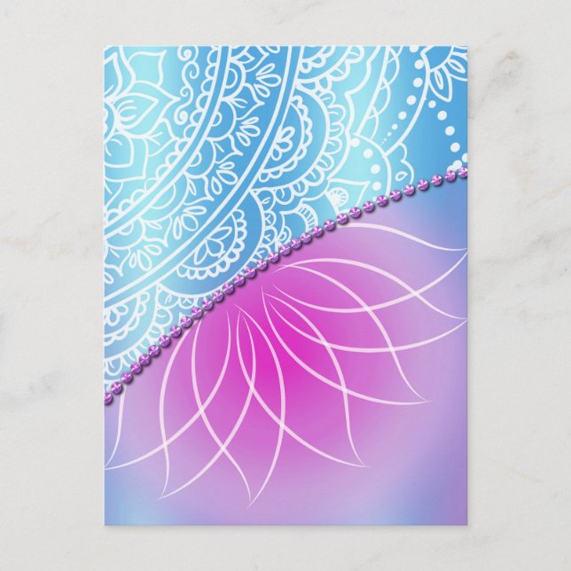 Invitation d'anniversaire dentelle et perle (Devant)