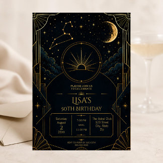 Invitation d'anniversaire des 50 ans du Lion | Éto