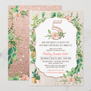 Invitation d'anniversaire des parties