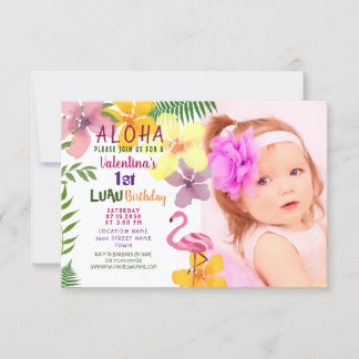 Invitation d'anniversaire d'été tropical