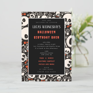 Invitation d'anniversaire d'Halloween
