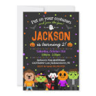 Invitation d'anniversaire d'Halloween, soirée cost