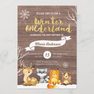 Invitation d'anniversaire d'ONEderland de région