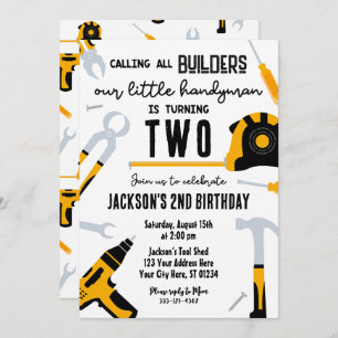 Invitation d'anniversaire du constructeur, Handyma