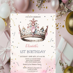 Invitation d'anniversaire du conte de fées de la c