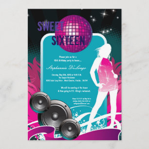 invitation d'anniversaire du DJ de la soirée